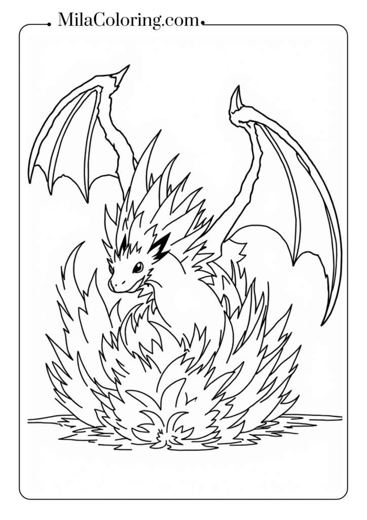 Lugia with wings spread majestically