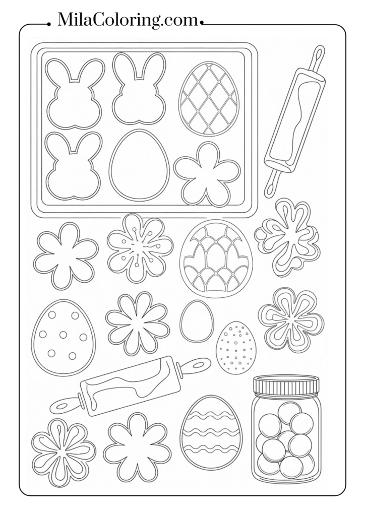 Various cookie cutouts