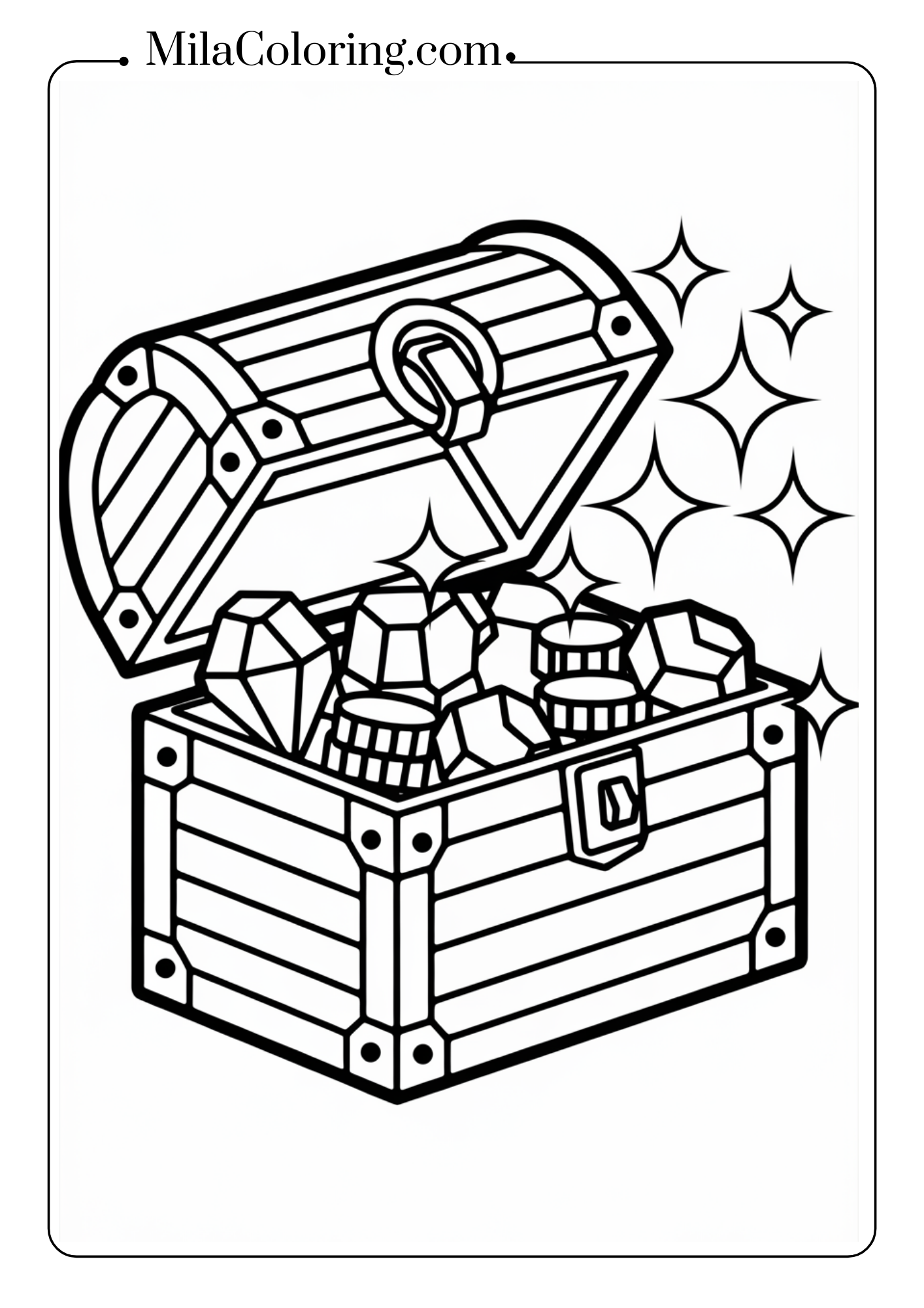 Minecraft Chest Full of Treasures