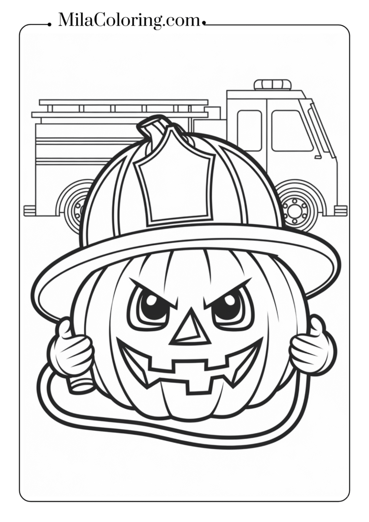 Pumpkin Firefighter