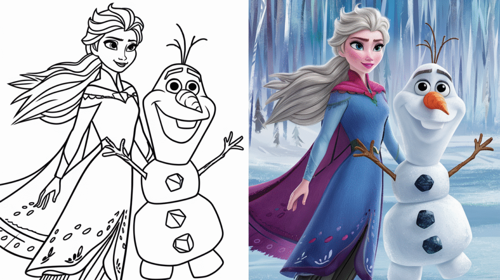 Elsa Coloring Pages