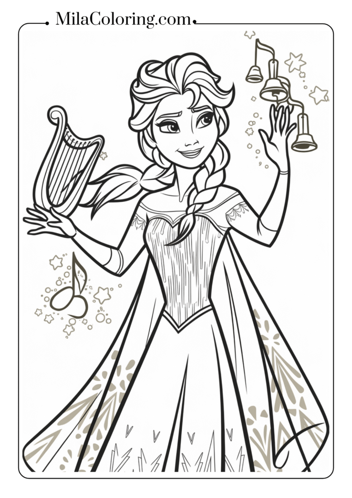 Elsa making ice instruments