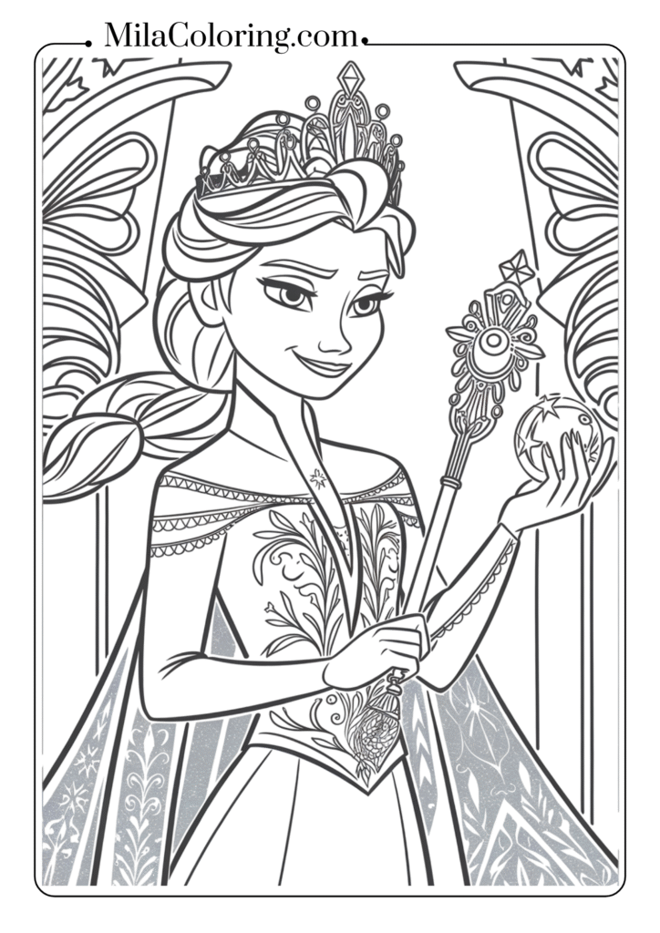 Elsa's coronation moment